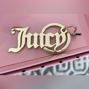 NEW Juicy Couture Gold Keychain